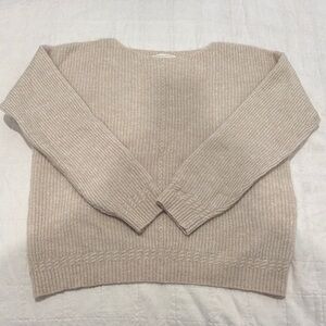 NWNT Sézane BRAD Jumper, size M, Vanilla color, Women Sweater
